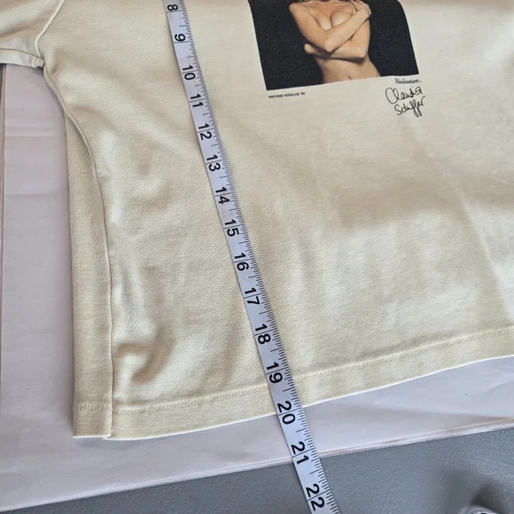 Realisation Par Claudia Schiffer y2k 90s tee size large - Picture 12 of 16